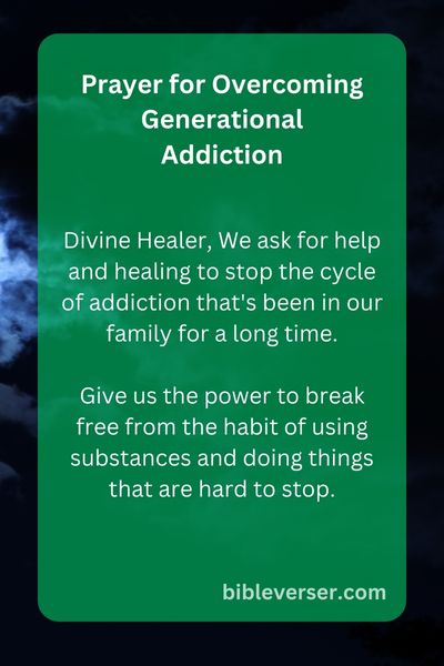 Prayer for Overcoming Generational Addiction