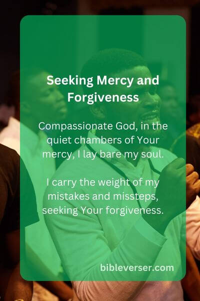 Seeking Mercy and Forgiveness