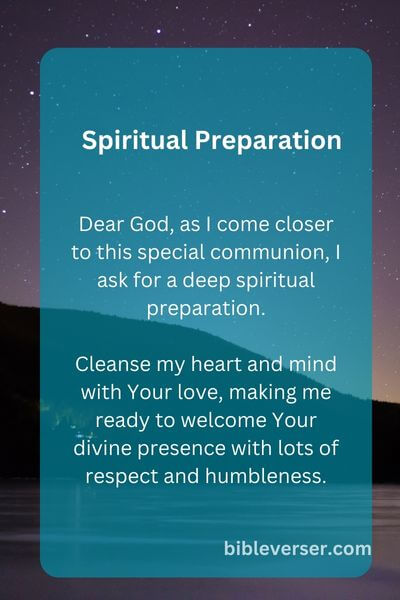 Spiritual Preparation