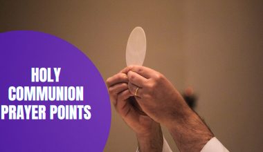 holy communion prayer points