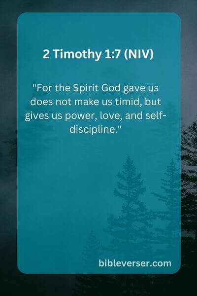 2 Timothy 1:7 (NIV)
