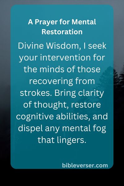 A Prayer for Mental Restoration