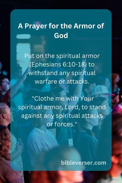 A Prayer for the Armor of God