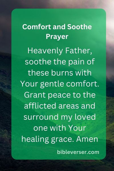 Comfort and Soothe Prayer