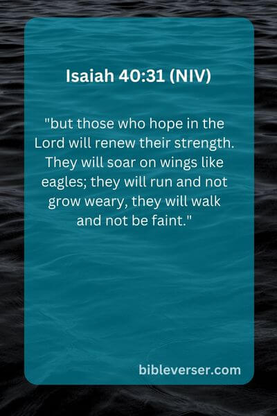 Isaiah 40:31 (NIV)