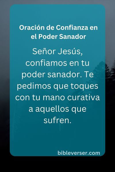 Oración de Confianza en el Poder Sanador