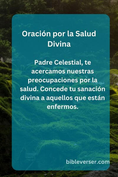 Oración por la Salud Divina