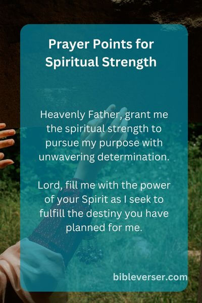 Prayer Points for Spiritual Strength