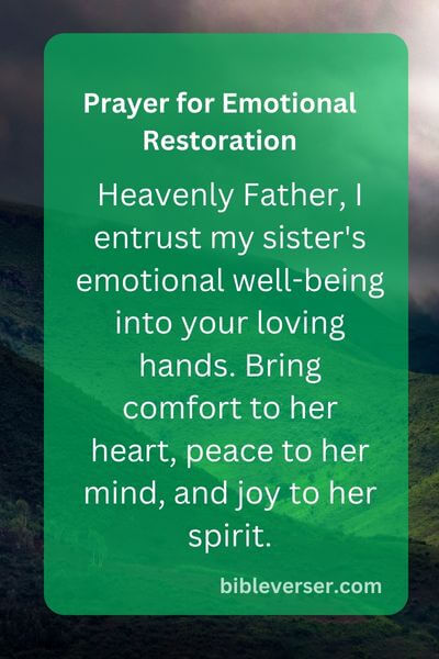 Prayer for Emotional Restoration