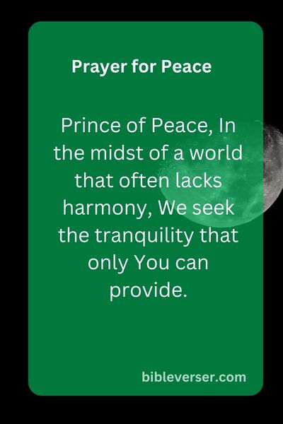 Prayer for Peace