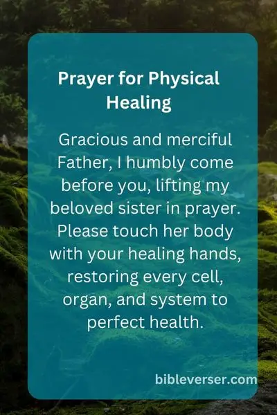 Prayer for Physical Healing