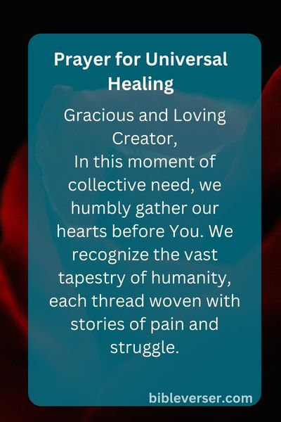 Prayer for Universal Healing