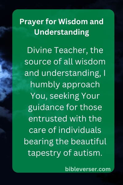 Prayer for Wisdom and Understanding