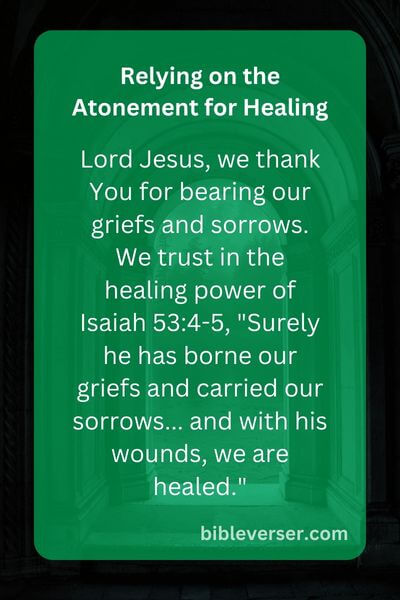Relying on the Atonement for Healing