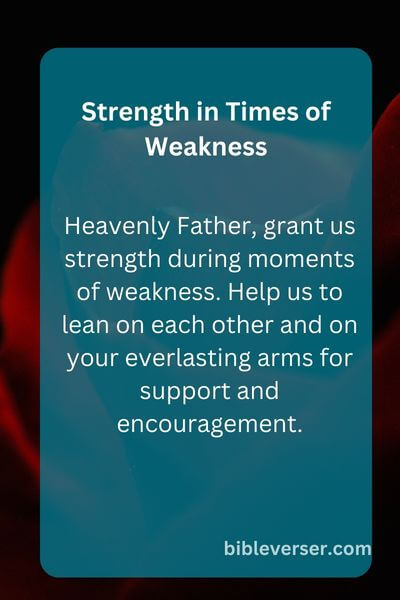 Strength in Times of Weakness