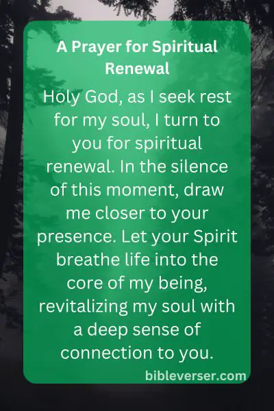 A Prayer for Spiritual Renewal
