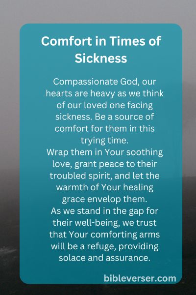 Comfort in Times of Sickness
