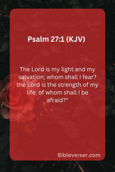 Psalm 27:1 (KJV)