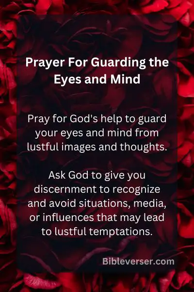 Prayer For Guarding the Eyes and Mind