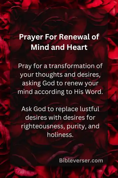 Prayer For Renewal of Mind and Heart