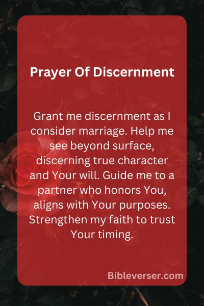 Prayer Of Discernment