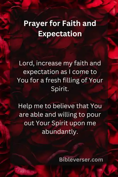 Prayer for Faith and Expectation