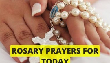 Rosary Prayers For Today