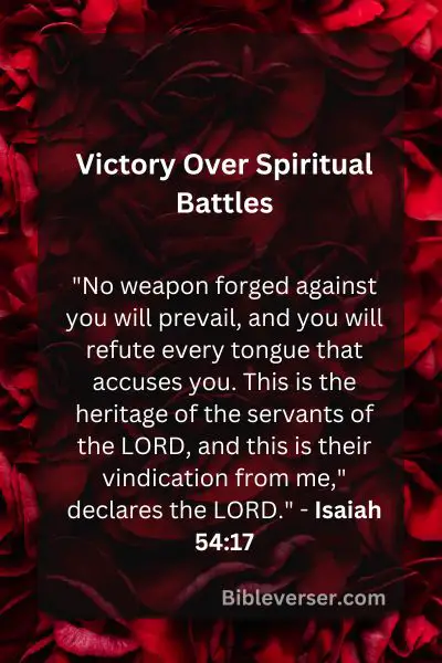 Victory Over Spiritual Battles