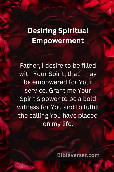 Desiring Spiritual Empowerment