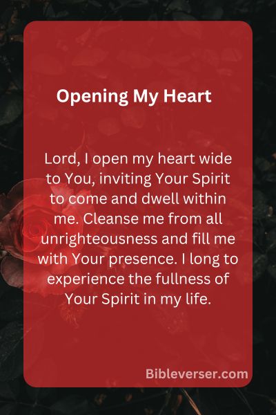 Opening My Heart