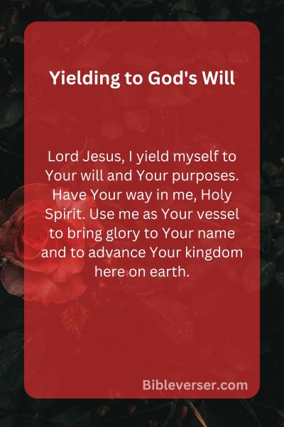 Yielding to God's Will