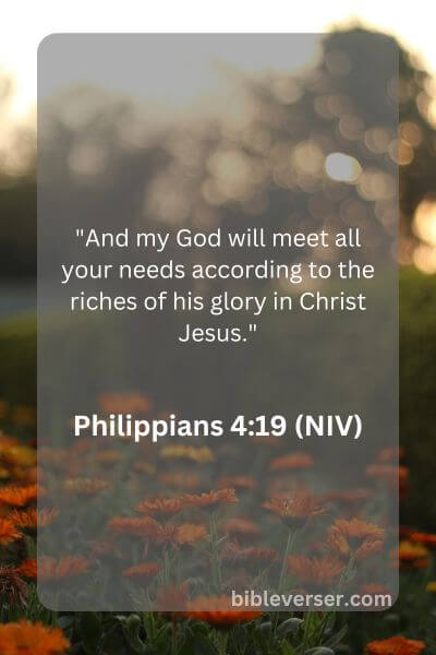 Philippians 4:19 (NIV)