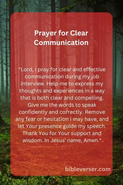 Prayer for Clear Communication