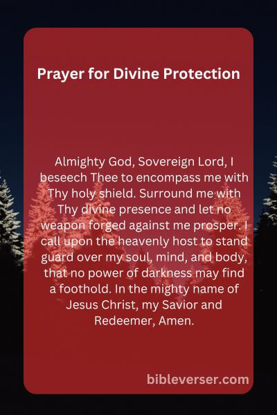 Prayer for Divine Protection