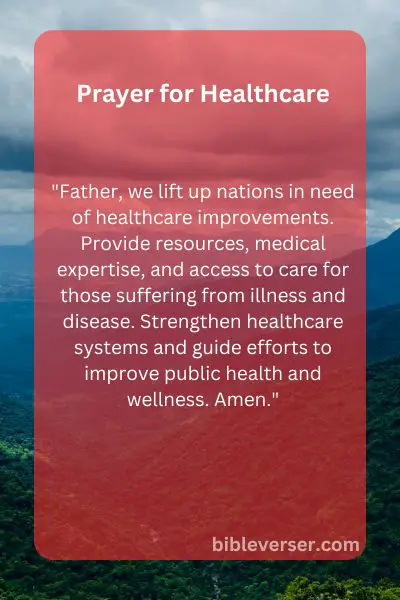 Prayer for Healthcare