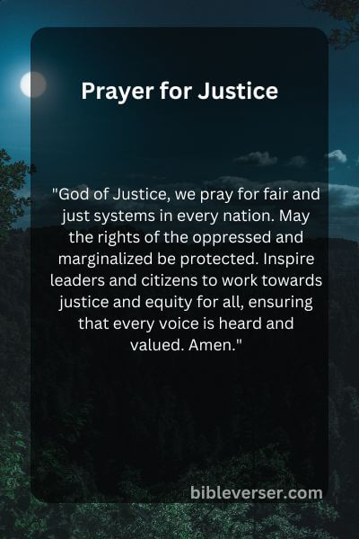 Prayer for Justice