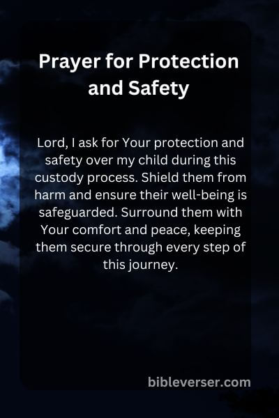 Prayer for Protection and Safety