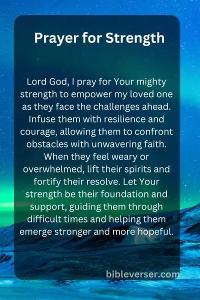 Prayer for Strength