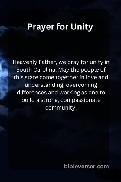 Prayer for Unity