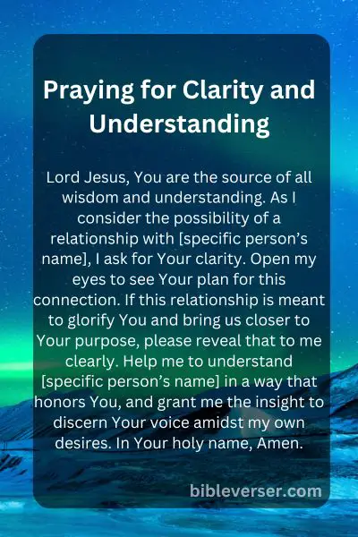 Praying for Clarity and Understanding