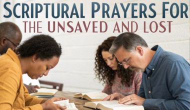 Scriptural Prayers for the Unsaved and Lost