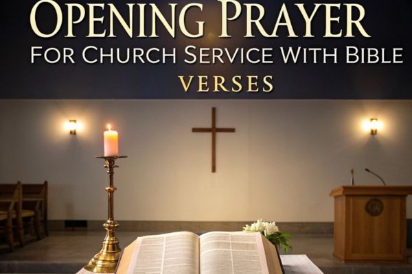 Opening Prayer for Church Service With Bible Verses