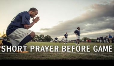 Short Prayer Before Game