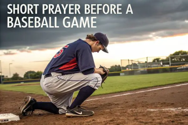 Short Prayer Before a Baseball Game